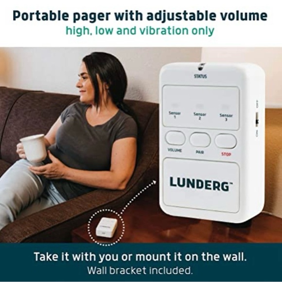 NEW $174.95 Lunderg Early-Alert Bed And Chair Alarm System - Picture 4 of 8